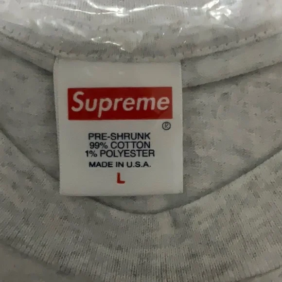 Supreme Chicken Dinner Tee Ash Grey SS18 (Spring Summer 2018) - Picture 3 of 5
